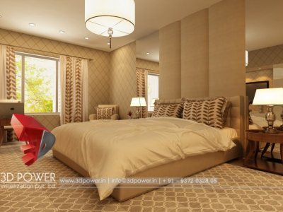 bedroom interior 3d visualization